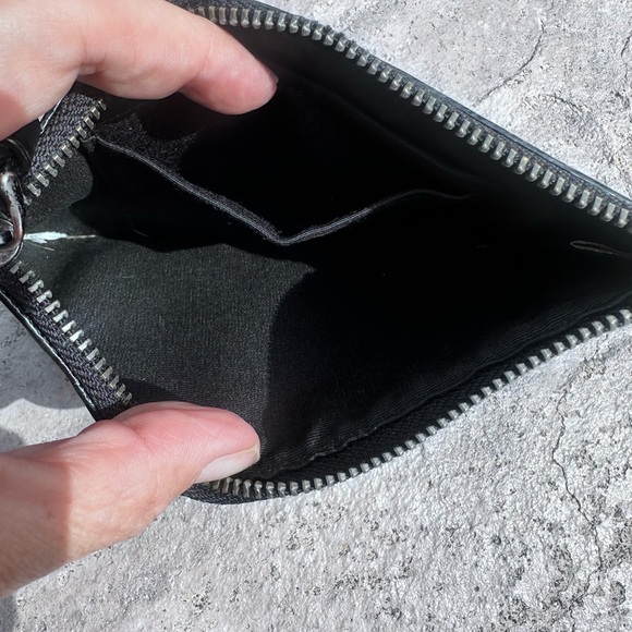 Coach Black and Pink Animal Print Wristlet - Picture 3 of 3